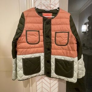 J. Crew Quilted Puff PrimaLoft coat